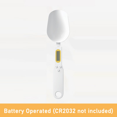 Didelis šaukštas elektroninės virtuvės svarstyklės 500 g 0,1 g skaitmeninis matavimo šaukštas virtuvės maisto miltų šaukštas pieno kavos svarstyklės