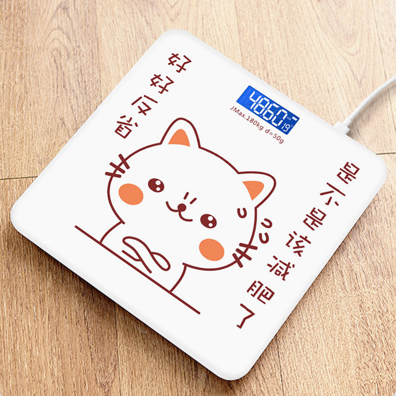 USB-laadimise elektrooniline kaal Elektrooniline põrandale seisev inimese kodu Vannitoa digitaalne keha täppiskaal kaalumiseks