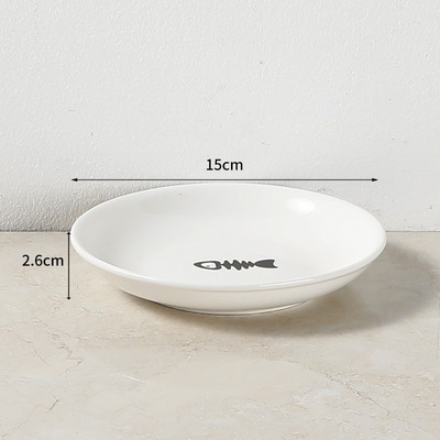 Novi slatki uzorci Keramička zdjela za kućne ljubimce Slatka mačja zdjela Lavor za hranu Lonac za pse Zdjele za jelo kućnih ljubimaca Okrugle keramičke zdjele Hranilice