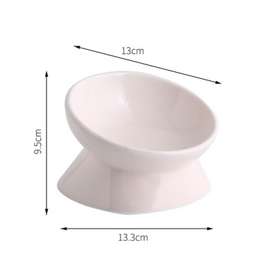 Keramička posuda za mačke Matte za kućne ljubimce Visoki umivaonik za posuđe Malo štene Jede Zdjele za piće Hranilice za mačke Pribor za hranjenje pasa