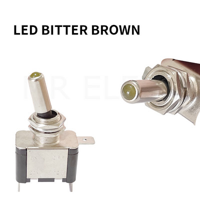 Automašīnu laivu kravas automašīnas apgaismots LED pārslēgšanas slēdzis ar drošības lidmašīnas paceļamu vāka aizsargu 12V20A caurspīdīgs