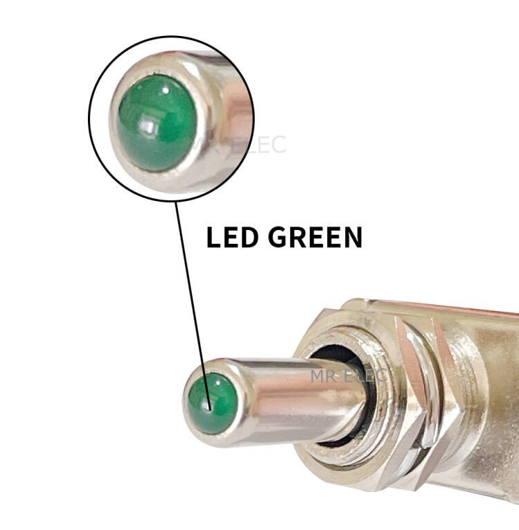 Automašīnu laivu kravas automašīnas apgaismots LED pārslēgšanas slēdzis ar drošības lidmašīnas paceļamu vāka aizsargu 12V20A caurspīdīgs