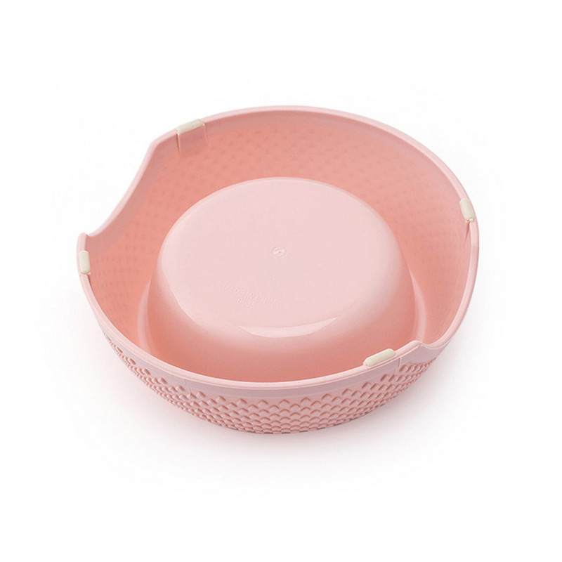 Zdjela za hranjenje pasa Posuđe za jelo za kućne ljubimce Posuda za piće Zatvorena zdjelica za pse od nehrđajućeg čelika Ružičasto-zeleno-plave zdjelice za mačke s uzorkom u obliku srca