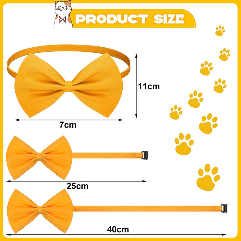 50GAB suņu tauriņš Regulējama tauriņa kaklasiksna kucēnam maziem vidēji lieliem suņiem Mājas kaķis suns kāzu dzimšanas diena izlaiduma svētki