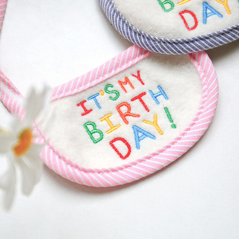 Pas Mačka Bids Rođendanska Biba Šal za kućne ljubimce Štenci Mačji šal Vez Trokutasto vezivo Mali pas Bandana Slatki Kawaii