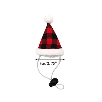 Χριστουγεννιάτικο καπέλο για σκύλους ραφές για σκύλους Κόκκινο χριστουγεννιάτικο κασκόλ Κασκόλ Χειμώνας ζεστό βελούδινο Αστεία Χριστουγεννιάτικη διακόσμηση για πάρτι Προμήθειες για κατοικίδια