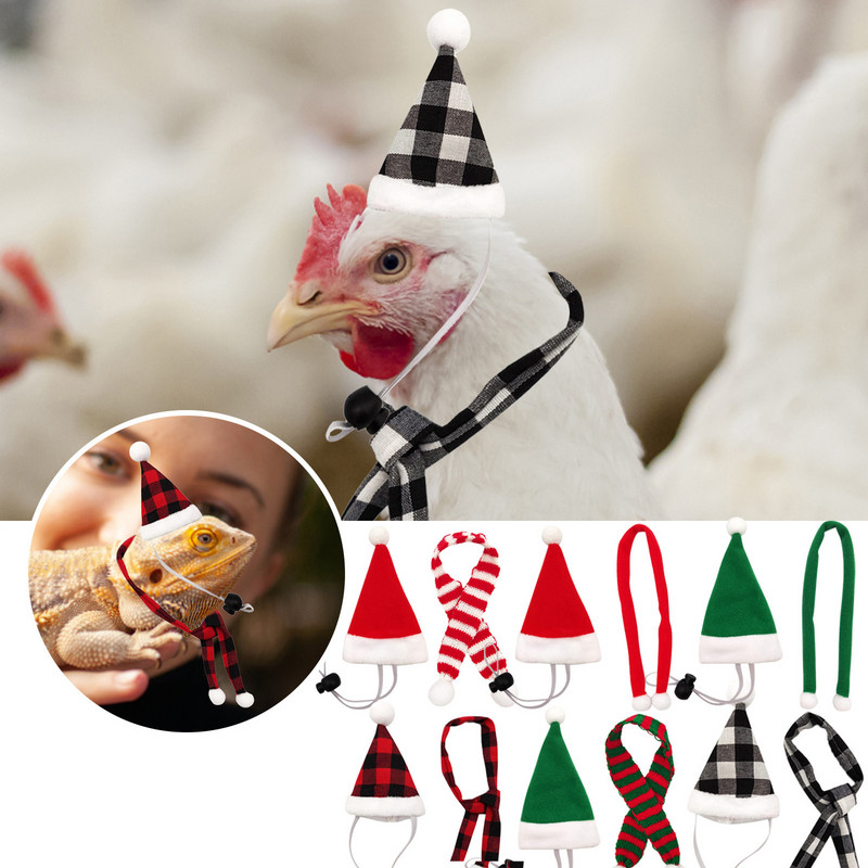 Božićna mačka šešir pas pas šivanje za pse crveni božićni šešir šal zima topli pliš smiješni božićni party dekor potrepštine za kućne ljubimce