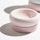 Mačka 2 u 1 zdjelice za hranu i vodu Boja slatkiša Mali psi Dvostruka zdjelica za hranjenje Keramičke povišene hranilice za piće i jelo