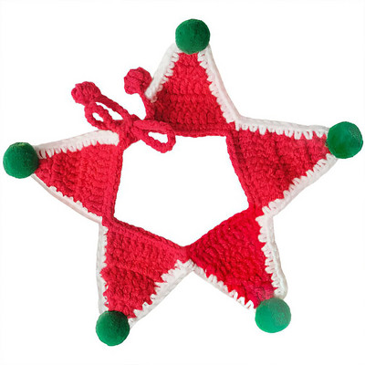 Jauns Mājdzīvnieki Šalle Jaunais gads Pet Cat Kaklarota Dekors Kaķis Suns Ziemassvētku Apkakle Kaķi Aksesuāri Jaunais gads Trikotāžas Jauki Skaista Apkakle