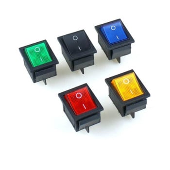 KCD4 Rocker Switch ON-OFF 2 θέσεων 4 pins / 6 pins Ηλεκτρικός εξοπλισμός με διακόπτη Light Power 16A 250VAC/ 20A 125VAC