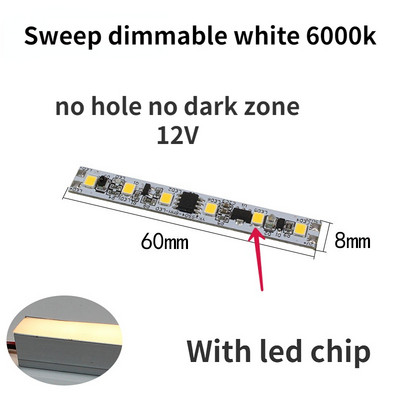 5V 12V 24V 4A Senzorski prekidač s mogućnošću prigušivanja Ručni valoviti prigušivač PIR prekidač za LED trake LED, prekidač na dodir za LED svjetla kuhinjskog ormarića