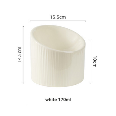 Kaķu keramika Slīpā bļoda Mājas dzīvnieku barība suņu barība Ūdens padeve Augsta pēda Aizsargā dzemdes kakla mugurkaulu Kaķi Ēšana Dzeršanas piederumi Suņi Bļodas