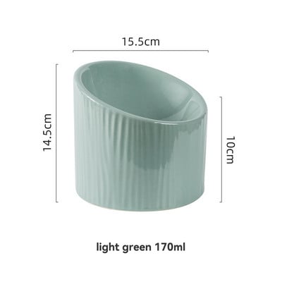 Kaķu keramika Slīpā bļoda Mājas dzīvnieku barība suņu barība Ūdens padeve Augsta pēda Aizsargā dzemdes kakla mugurkaulu Kaķi Ēšana Dzeršanas piederumi Suņi Bļodas