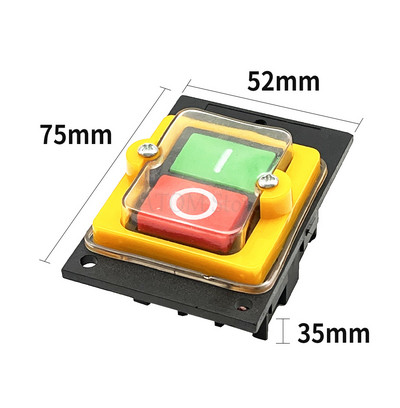 KAO-5H KAO-5M KAO-5MX 10A 380V za strojeve za rezanje Stolna bušilica PrekidačVodootporni prekidač s gumbom Prekidač za uključivanje/isključivanje KAO-5