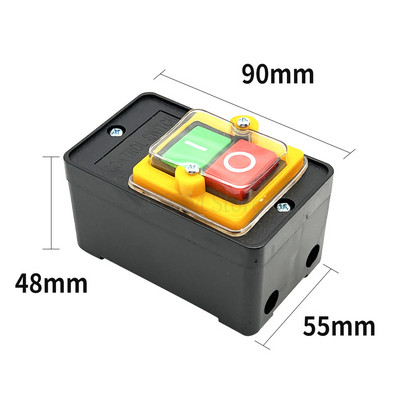 KAO-5H KAO-5M KAO-5MX 10A 380V za strojeve za rezanje Stolna bušilica PrekidačVodootporni prekidač s gumbom Prekidač za uključivanje/isključivanje KAO-5