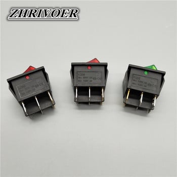 1 ΤΕΜ KCD8 6PIN 16A 250V 20A 125V Διακόπτης Rocker Διπλού Φωτός Αδιάβροχος ON-OFF KCD6 Διακόπτης τροφοδοσίας σκάφους