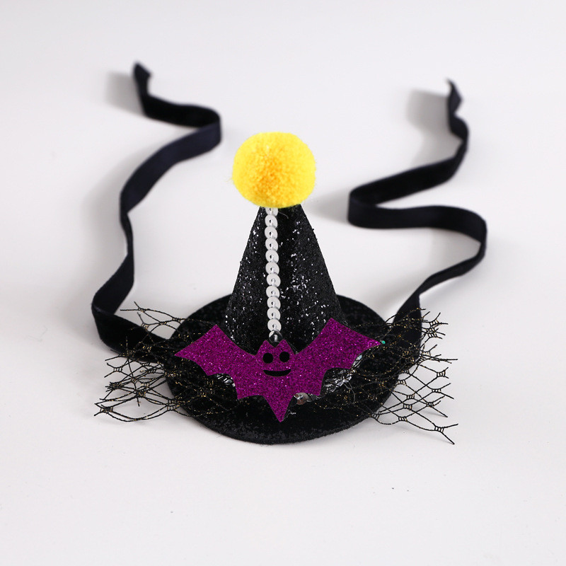 Lemmikloom Halloween Pumpkin Müts Kass Koer Koer Jänes Pidu Kummitus Aksessuaarid Kolmemõõtmeline müts Koerte Aksessuaarid Lemmiklooma kassipoeg