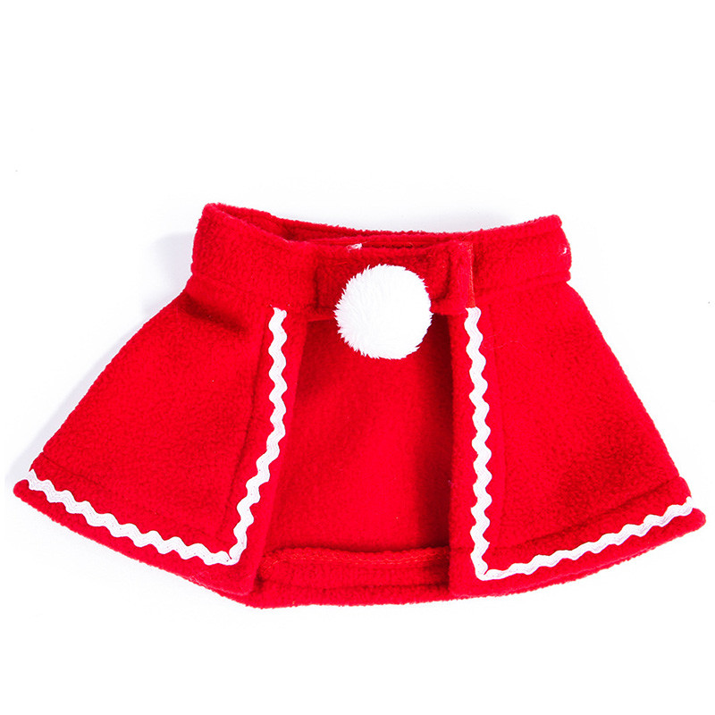 Jõulud Lemmikloomariided Head uut aastat Lemmikloomatarbed Sügistalv Pehm Punane Koer Kass Müts Mantel Sall Peapael Jõulud lemmikloomakaunistused