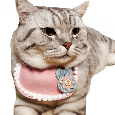 Pet Saliva Bib Fashion Pet Decor Siekalu dvielis Pet Decor Suņu siekalu dvielis