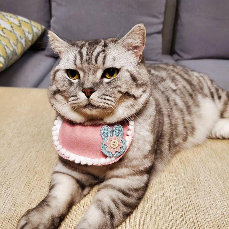Pet Saliva Bib Fashion Pet Decor Siekalu dvielis Pet Decor Suņu siekalu dvielis