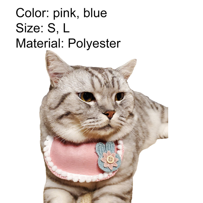 Pet Saliva Bib Fashion Pet Decor Siekalu dvielis Pet Decor Suņu siekalu dvielis