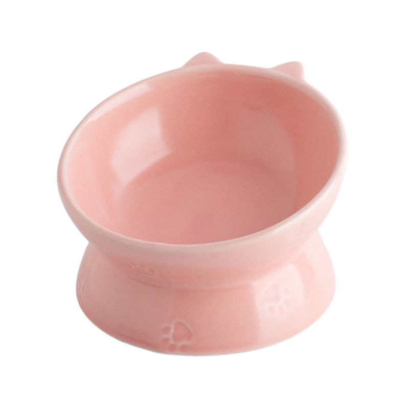 Kassi keraamiline toidukauss Põhjamaade väikestele koertele matt veesöötjad kõrgendatud lemmiklooma joomise söögitarvikud kutsikate kassipoegade toitmisnõud