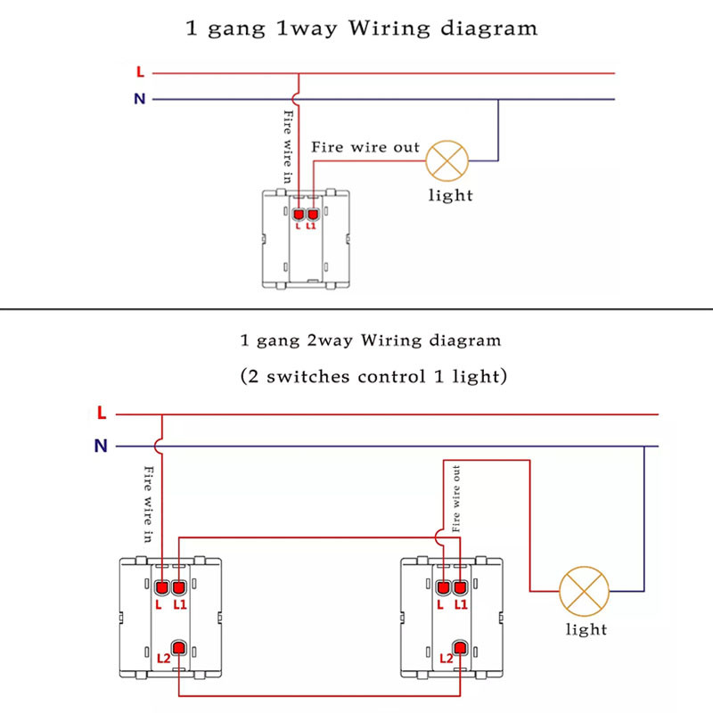 Jhjch Luxury Crystal rūdīta stikla panelis 1 grupas 2 virzienu gaismas slēdzis, ieslēgšanas/izslēgšanas sienas slēdzis ar LED indikatoru 16 A AC 250 V