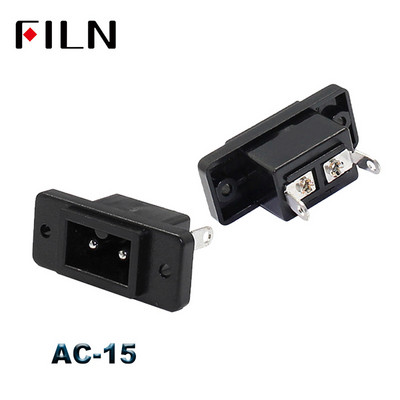 IEC320 C14 električna AC utičnica 3 pinska crvena LED 250 V preklopna sklopka 10 A osigurač ženski muški utični utični konektor 2 pinska utičnica