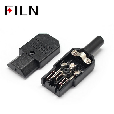 IEC320 C14 električna AC utičnica 3 pinska crvena LED 250 V preklopna sklopka 10 A osigurač ženski muški utični utični konektor 2 pinska utičnica