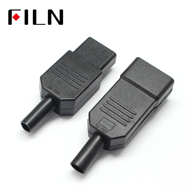 IEC320 C14 električna AC utičnica 3 pinska crvena LED 250 V preklopna sklopka 10 A osigurač ženski muški utični utični konektor 2 pinska utičnica