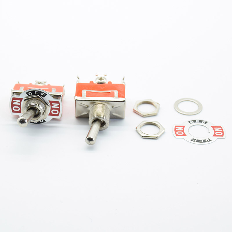Roostevabast terasest veekindel lüliti koos 12 V raskeveokite lülituslülitiga SISSE VÄLJAS SISSE SISSE Autometall SPDT SPST P0.05 15A 250 V klemm
