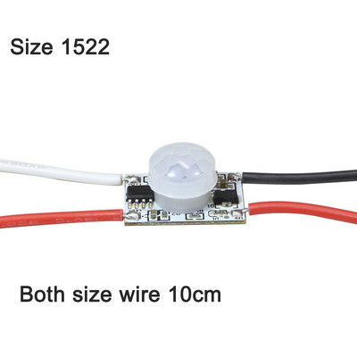 PIR liikumisanduri lüliti 5 V 12 V 24 V PIR liikumisandur DC liikumisanduriga aktiveeritud taimer LED-riba automaatne lüliti SISSE VÄLJAS