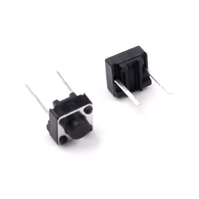20 tk puutelüliti Momentary Tact 6x6x4,3/5/6/7/8/9/10mm 6*6*4,3mm 5mm 6mm 7mm 8mm 9mm 10mm keskmine tihvt 2 tihvti