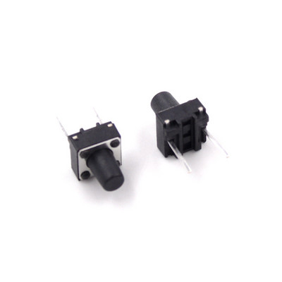 20 tk puutelüliti Momentary Tact 6x6x4,3/5/6/7/8/9/10mm 6*6*4,3mm 5mm 6mm 7mm 8mm 9mm 10mm keskmine tihvt 2 tihvti