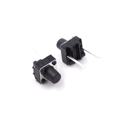 20 tk puutelüliti Momentary Tact 6x6x4,3/5/6/7/8/9/10mm 6*6*4,3mm 5mm 6mm 7mm 8mm 9mm 10mm keskmine tihvt 2 tihvti