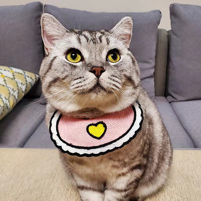 Mazs kaķis, suns aksesuāri kucēns, mazulis Dzīvnieks priekšautiņi Šalle Kakla lakatiņš Jauki regulējami mājdzīvnieku bantiņi Kaklarota Kakla siksna Kopšanas preces