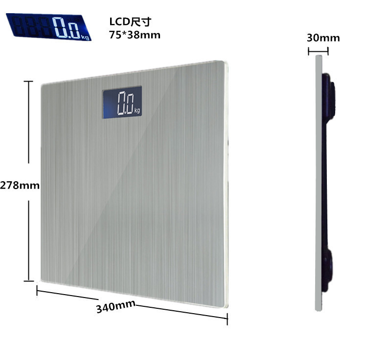 Ψηφιακή Ζυγαριά Μπάνιου Body Balance Έξυπνη Ηλεκτρονική Ζυγαριά Απώλειας Βάρους Ζυγαριά Basculas Digitales Μπάνιου BW50YSL