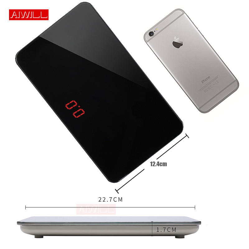 AIWILLi elektroonilised isiklikud kaalud koduseks digitaalseks kehakaalu, suure mahutavusega 150 kg kaasaskantavad täppis-LED-kehakaalud