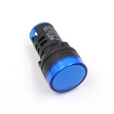 Indikaator signaallambi tuli Veekindel ad16-22ds 22mm AC/DC 12V 24V 110V 220V 380V Punane Roheline Kollane Sinine Valge LED-pirnid 20mA