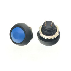 1tk 2kontaktiga minilüliti 12mm 1A veekindel lüliti pbs33b 12v hetkeline surunupp Lüliti lähtestamine Mittelukustuv pbs-33b