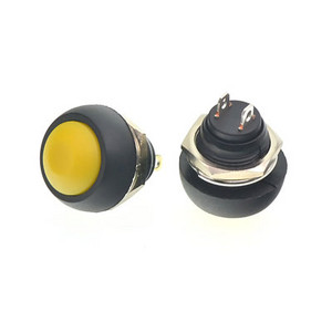 1tk 2kontaktiga minilüliti 12mm 1A veekindel lüliti pbs33b 12v hetkeline surunupp Lüliti lähtestamine Mittelukustuv pbs-33b