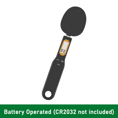 Liela karote elektroniski virtuves svari 500g 0,1g LCD digitālā mērkarote pārtikas miltu cepšanas virtuves rīks piena kafijai