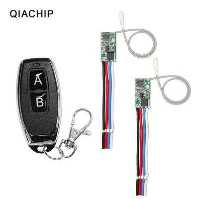 433mhz DC 3,6V 5V 9V 12V 24V 1CH Mini Relee Juhtmeta RF Kaugjuhtimislüliti LED Lambikontroller Mikrovastuvõtja Saatja DIY