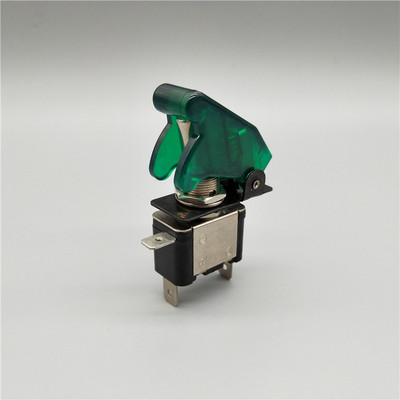 Automobil, brod, kamion, osvijetljeni LED prekidač sa sigurnosnom preklopnom zaštitom za zrakoplov, crveno plavo zeleno žuto bijelo 12V20A