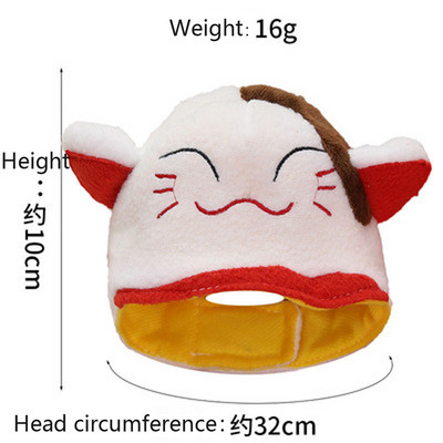 Jaungada mājdzīvnieku kaķu suns cepure cepure Ziemassvētku kaķēna kucēna kostīms sarkans ķīniešu stila galvassegas kleita maziem suņiem kaķiem aksesuārs