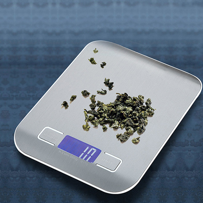 Kodumajapidamiste köögikaal Elektrooniline toidukaal õhuke LCD digitaalne kaal