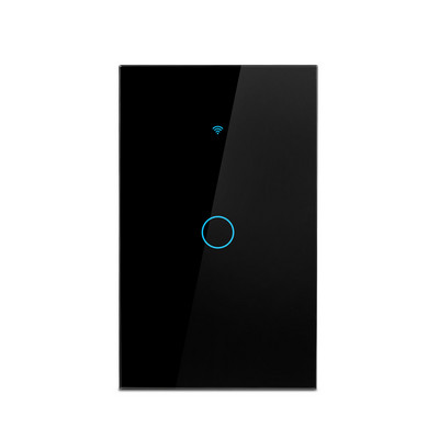 WiFi Light S with Tuya Smart Life Touch sienas slēdzis stikla paneļa lietotne tālvadības balss vadība darbojas ar Alexa Google Home 110V 220V