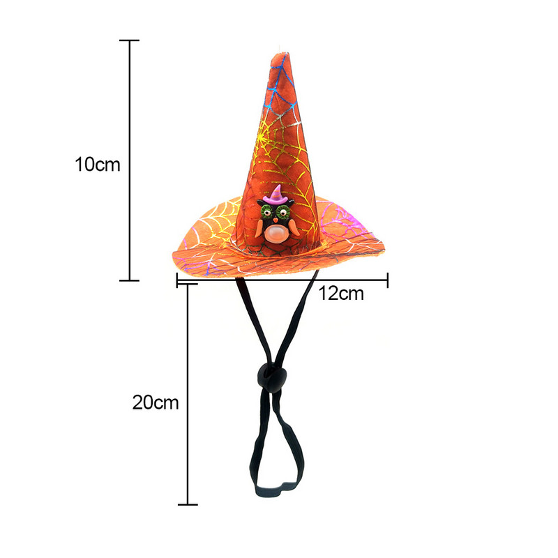 Naljakas lemmikloomade Halloweeni kostüümimüts kassidele Koerte kostüümide kostüüm kassimüts jõulude cosplay peakatted kõrvitsa nõia peotarbed