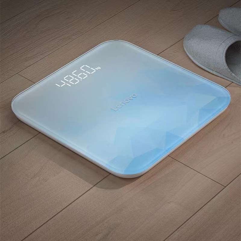 Nova kupaonska vaga staklena pametna elektronička vaga s USB punjenjem LCD zaslona elektronička podna vaga kućna bodybuilding težina