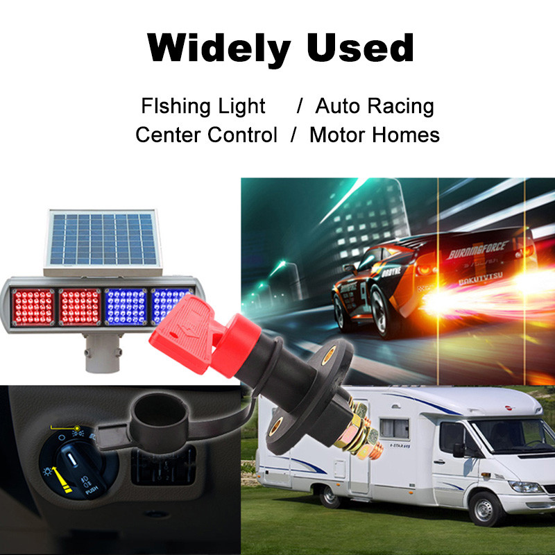 Automobilski akumulator Prekidač za napajanje Isključite izolator Prekidač Glavni prekidač Kill Cut-off prekidač Izolirani rotacijski prekidač Ključ Kamion